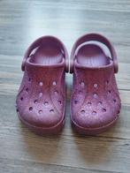 Paarse glitter crocs, maar 23-24, c8, Crocs, Meisje, Overige typen, Ophalen of Verzenden