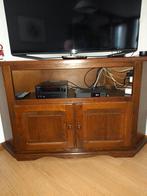 Eiken Tv-hoekkast., Huis en Inrichting, Kasten | Televisiemeubels, Ophalen, Gebruikt, 100 tot 150 cm, Eikenhout