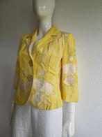 Airfield blazer Calanta. Maat 38,Geel/wit., Maat 38/40 (M), Nijmegen, Geel, Verhip-vintage.nl