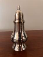 Vintage verzilverde strooier zout of peper strooier, Ophalen of Verzenden