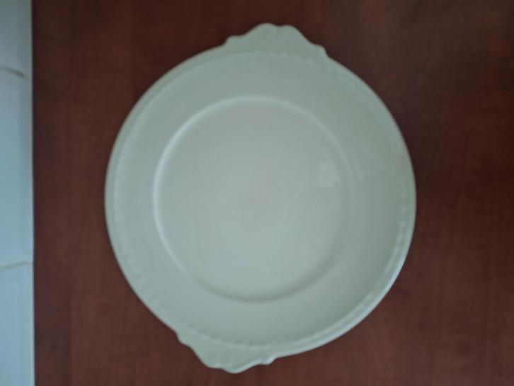 Recramier Bord Blokker - Elegant en Tijdloos, Huis en Inrichting, Keuken | Servies, Zo goed als nieuw, Bord(en), Effen, Keramiek