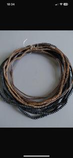Afrikaans kralensnoeren, Ophalen, Zo goed als nieuw, Zwart, Overige materialen
