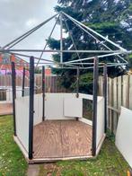opbouw tent voor kerstmarkt braderie kermis ophalen LELYSTAD, Ophalen, Gebruikt