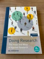 Doing Research - Nel Verhoeven (4e editie) (9789462364820), Ophalen of Verzenden, Beta, Zo goed als nieuw, HBO