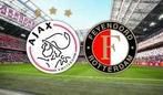 2 kaarten lange zijde Ajax - Feyenoord (Vak 021), Tickets en Kaartjes, Sport | Voetbal, Losse kaart, Twee personen, December