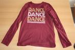 Dance dance dance longsleeve maat 164, Ophalen of Verzenden, Zo goed als nieuw, Meisje, Shirt of Longsleeve