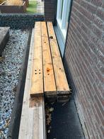 Vuren houten balken - diverse maten, Doe-het-zelf en Verbouw, Hout en Planken, Ophalen, Gebruikt, Balk, Vuren