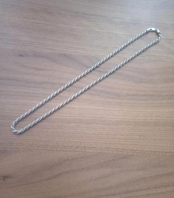 Zilver 925 koord ketting 4mm 55cm beschikbaar voor biedingen