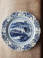 Midden van Nederland b v d Hazel Ermelo Delfts blauw nr 5427, Antiek en Kunst, Antiek | Wandborden en Tegels, Ophalen