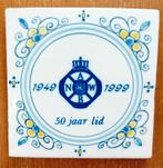 Makkum tegel,A.N.W,B 50 jaar lid, Antiek en Kunst, Ophalen of Verzenden