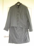 Vintage jasje met rok grijs Inizia collection maat 42, Ophalen of Verzenden, Gedragen, Maat 42/44 (L), Grijs