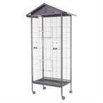Volière Chic Solo zwart, Dieren en Toebehoren, Vogels | Hokken en Kooien, Ophalen of Verzenden, Nieuw, Aluminium, Volière