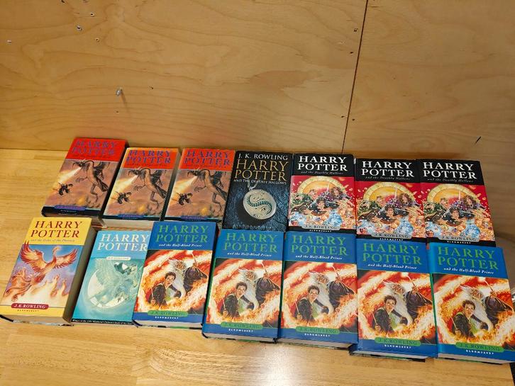 Partij Engelse Harry Potter boeken, Boeken, Fantasy, Zo goed als nieuw, Ophalen of Verzenden