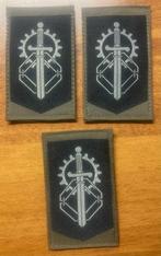 3 x mouwembleem gvt, Embleem of Badge, Nederland, Landmacht, Verzenden