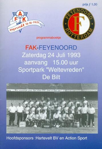 programmablad feyenoord beschikbaar voor biedingen