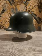 Originele duitse M16 helm wo1 ww1, Verzamelen, Ophalen of Verzenden, Landmacht, Duitsland, Helm of Baret