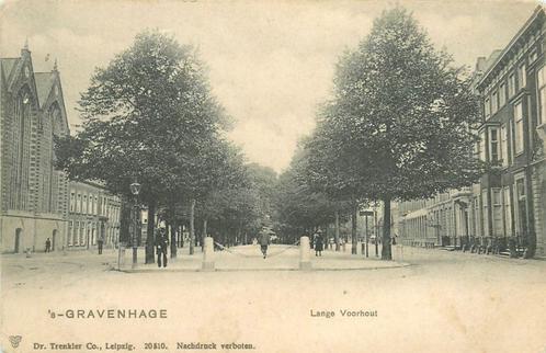 (386-228-031) Den Haag Lange Voorhout, Verzamelen, Ansichtkaarten | Nederland, Zuid-Holland, Verzenden