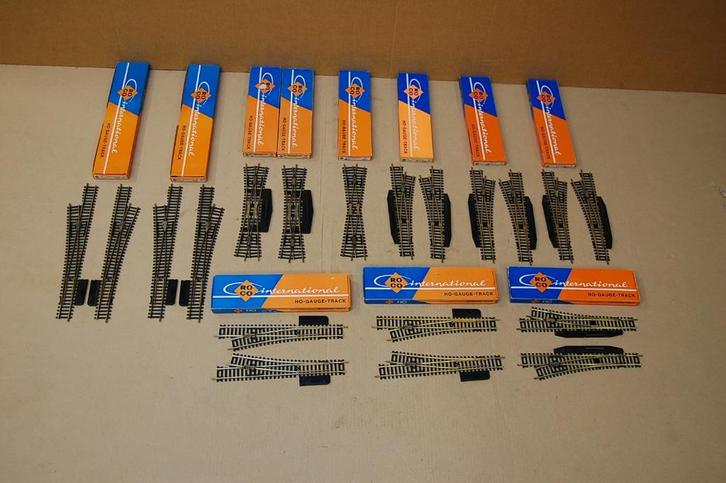 ROCO WISSELS., Hobby en Vrije tijd, Modeltreinen | H0, Zo goed als nieuw, Rails, Gelijkstroom, Roco, Ophalen of Verzenden