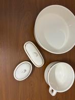 Lampetstel 4 delig, Antiek en Kunst, Antiek | Keramiek en Aardewerk, Ophalen