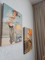 Twee pikante Schilderijen, Ophalen of Verzenden