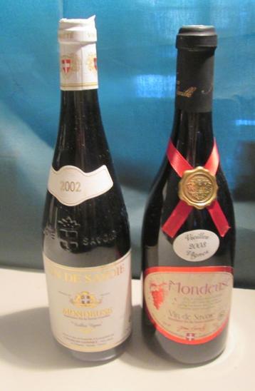2x Vin de Savoie - Mondeuse - 2002/2003 beschikbaar voor biedingen
