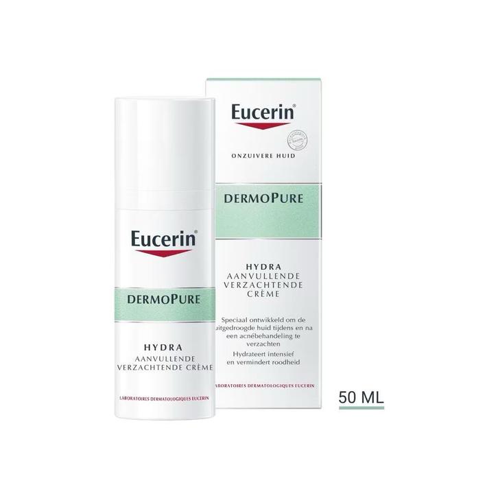 Eucerin DermoPure HYDRA Aanvullende Verzachtende Crème 50 ml, Sieraden, Tassen en Uiterlijk, Uiterlijk | Gezichtsverzorging, Nieuw