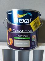 FLEXA muurverf Autentic Grey van 2,5 liter ( nieuw), Minder dan 5 liter, Ophalen of Verzenden, Nieuw, Verf