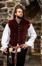 larp, gilet, blouse, middeleeuws, dragonheart, Hobby en Vrije tijd, Kostuums, Theaterbenodigdheden en LARP, Ophalen of Verzenden