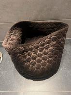 Bruine fluwele kattenmand, Dieren en Toebehoren, Ophalen of Verzenden