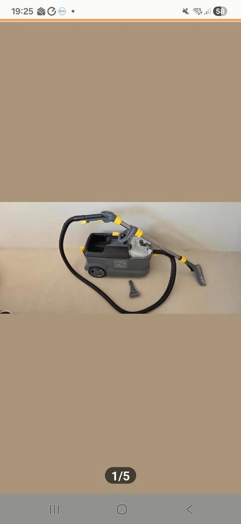 Waterstofzuiger - Te huur / karcher puzzi 10 1, Doe-het-zelf en Verbouw, Reinigingsmachines, Gebruikt, Waterstofzuiger, Ophalen