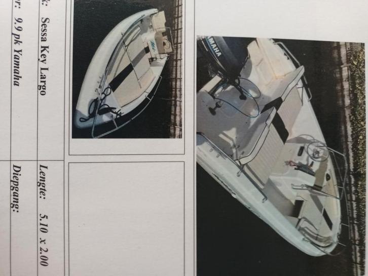 Toerboot, Sesa /5.10 m 2.00 ruim en netjes/goed onderhouden, Watersport en Boten, Sloepen, Tot 10 pk, 3 tot 6 meter, Buitenboordmotor