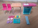 Mattel barbie vaatwasser en eetsetMattel barbie vaatwasser e, Ophalen of Verzenden, Zo goed als nieuw
