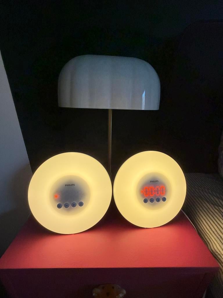 2x Philips Wake-up Light HF3500 - Per stuk of als set!, Ophalen of Verzenden, Gebruikt, Kunststof, Minder dan 100 cm