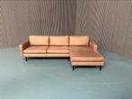 GRATIS LEVERING Loungebank Cognac 260x160 REFURBISHED, 250 tot 300 cm, Stof, Hoekbank, Ophalen of Verzenden