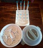 Alecto Sterilisator flessen + Munchkin Droogrek, Ophalen, Gebruikt, Sterilisator