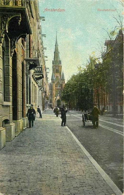 (380-375-013) Amsterdam Vondelstraat, Verzamelen, Ansichtkaarten | Nederland, Noord-Holland, Verzenden