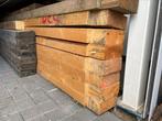 Diverse houten balken, Doe-het-zelf en Verbouw, Hout en Planken, Ophalen, Gebruikt, Balk, Vuren