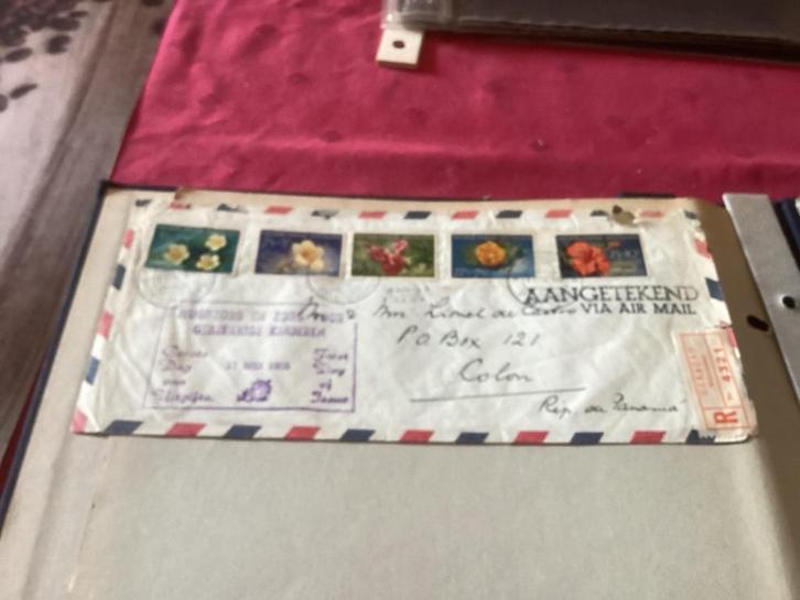 No4560 Voorloper Nederlandse Antillen 17mei 1955 aangetekend, Postzegels en Munten, Postzegels | Eerstedagenveloppen, Beschreven
