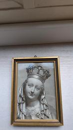 Lijstje met foto Maria beeld, Ophalen of Verzenden