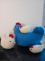 Gehaakte Kippen & Kuikentjes - Knuffel, Decoratie, Kinderen en Baby's, Speelgoed | Knuffels en Pluche, Ophalen of Verzenden, Nieuw
