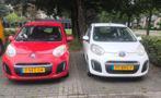 2x Citroën C1 1.0 3-DRS 2013 Wit facelift LED APK 7-2026, Auto's, Voorwielaandrijving, 4 stoelen, C1, Handgeschakeld