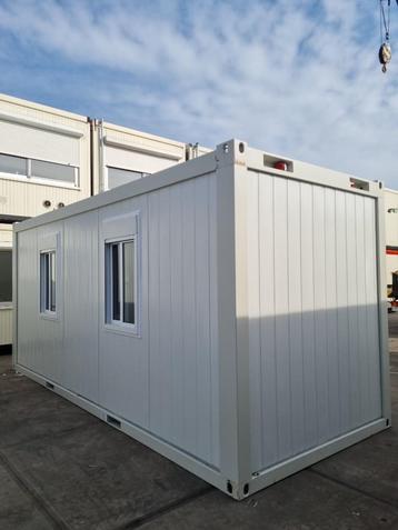 NIEUWE KANTOORUNIT 20 ft maat 2 ramen Rolluiken Dubbelglas beschikbaar voor biedingen