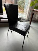 Stoel Montis Spica, donkerblauw, Huis en Inrichting, Stoelen, Ophalen, Gebruikt, Blauw, Leer