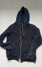 Donkerblauwe jongensvest met capuchon - maat 158/164, WE, Trui of Vest, Ophalen of Verzenden, Zo goed als nieuw