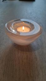 Waxinelichthouder Kosta Boda Atoll in originele doos, Overige materialen, Nieuw, Ophalen of Verzenden, Wit