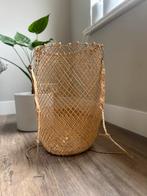 Rieten mand Borneo Basket windlicht 50 cm, Huis en Inrichting, Lampen | Hanglampen, Overige materialen, 50 tot 75 cm, Scandinavisch