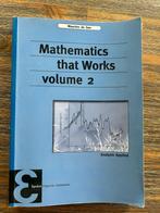Mtahematics that Works - volume 2 - Analysis Applied, Overige wetenschappen, Diverse schrijvers, Ophalen of Verzenden, Zo goed als nieuw