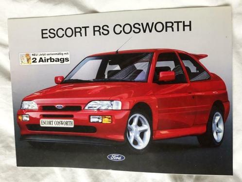 FORD ESCORT RS COSWORTH  2 Airbags, Boeken, Auto's | Folders en Tijdschriften, Zo goed als nieuw, Ford, Ophalen of Verzenden