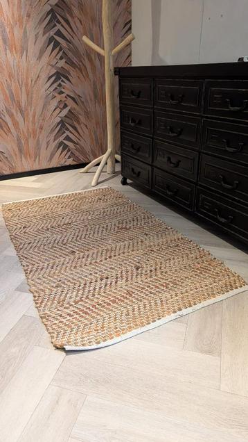 vloerkleed koper creme geweven beschikbaar voor biedingen