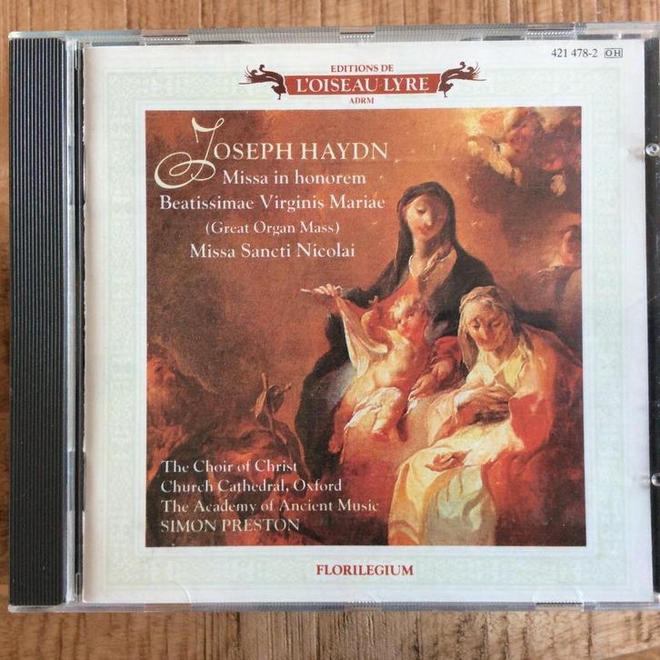 Haydn. Grote Orgelmis & Missa Sancti Nicolai., Cd's en Dvd's, Cd's | Klassiek, Gebruikt, Overige typen, Classicisme, Ophalen